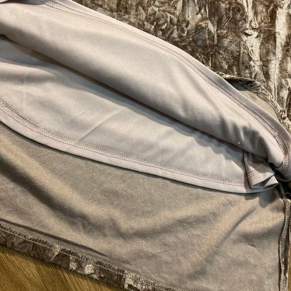 NWT Fux Crushed Velvet Mini Dress - Picture 6 of 6